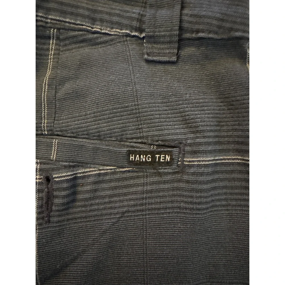 Hang Ten Mens Shorts 36 Gray Plaid Casual Flat‎ Front Walking Golf